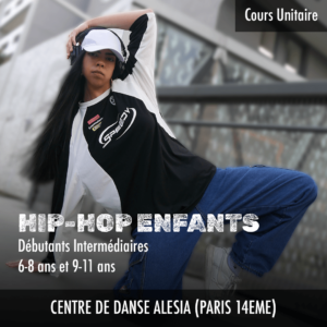 Cours de danse Hip-Hop Enfants – Centre de Danse Alésia Paris 14 – Cours à l’unité